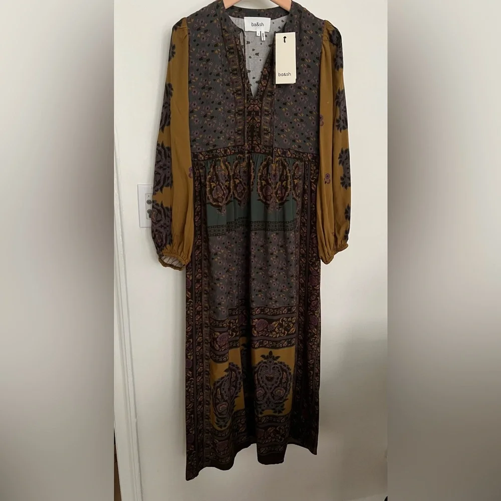 NWT ba&sh Barley Dress Size S - Picture 1 of 2
